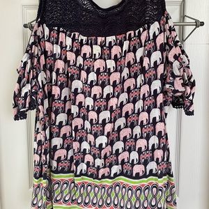 Crown and Ivy Cold Shoulder top